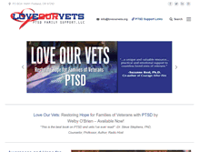 Tablet Screenshot of loveourvets.org